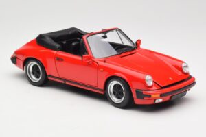 Porsche 911 930 Carrera 3.2 Cabriolet Guards Red Minichamps 1:18 110063030 Metal — zdjęcie 6 z 8
