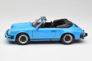 Porsche 911 930 Carrera Kabriolet Niebieski Minichamps 1:18 100063032 Metal — zdjęcie 4 z 8