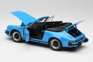Porsche 911 930 Carrera Kabriolet Niebieski Minichamps 1:18 100063032 Metal — zdjęcie 5 z 8