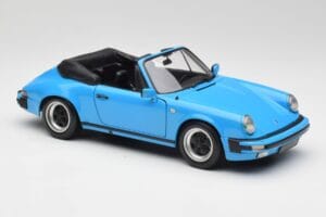 Porsche 911 930 Carrera Kabriolet Niebieski Minichamps 1:18 100063032 Metal — zdjęcie 6 z 8