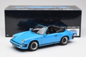 Porsche 911 930 Carrera Kabriolet Niebieski Minichamps 1:18 100063032 Metal — zdjęcie 8 z 8