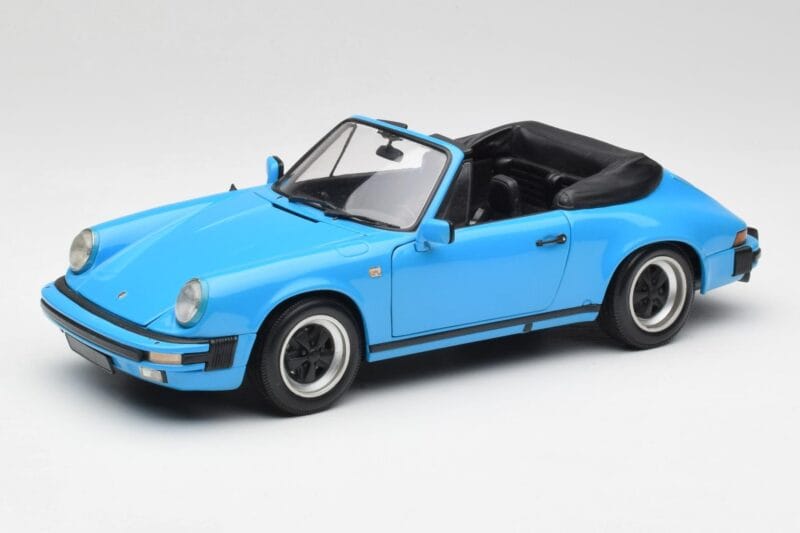 Porsche 911 930 Carrera Kabriolet Niebieski Minichamps 1:18 100063032 Metal