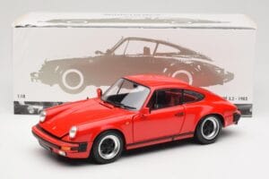 Porsche 911 930 Carrera 3.2 Guards Red Minichamps 1:18 100063021 Metal — zdjęcie 8 z 8