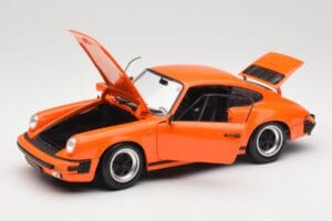 Porsche 911 930 Carrera 3.2 Signal Orange Minichamps 1:18 100063025 Metal — zdjęcie 2 z 8