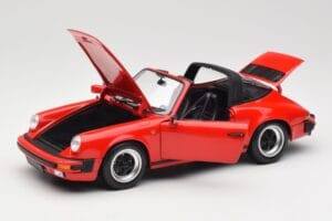 Porsche 911 930 Carrera Targa 3.2 Guards Red Minichamps 1:18 100063061 Metal — zdjęcie 2 z 9
