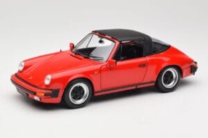 Porsche 911 930 Carrera Targa 3.2 Guards Red Minichamps 1:18 100063061 Metal — zdjęcie 3 z 9