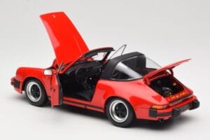 Porsche 911 930 Carrera Targa 3.2 Guards Red Minichamps 1:18 100063061 Metal — zdjęcie 6 z 9