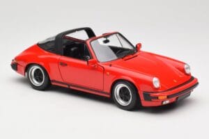 Porsche 911 930 Carrera Targa 3.2 Guards Red Minichamps 1:18 100063061 Metal — zdjęcie 7 z 9