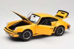 Porsche 911 930 Turbo 3.0 Żółty Norev 1:18 187579 Metal — zdjęcie 2 z 8