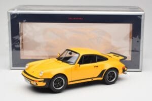 Porsche 911 930 Turbo 3.0 Żółty Norev 1:18 187579 Metal — zdjęcie 8 z 8