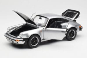 Porsche 911 930 Turbo 3.3 Srebrny Norev 1:18 187574 Metal — zdjęcie 2 z 8