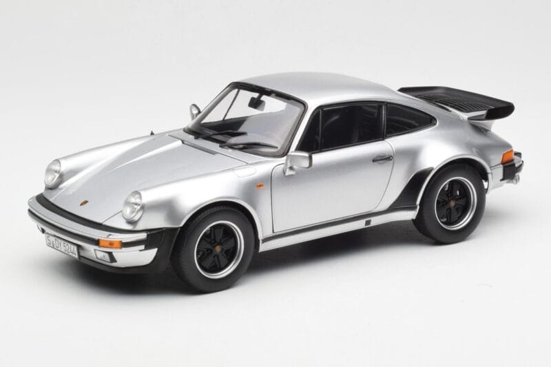 Porsche 911 930 Turbo 3.3 Srebrny Norev 1:18 187574 Metal