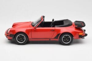 Porsche 911 930 Turbo Kabriolet Czerwony Norev 1:18 187664 Metal — zdjęcie 4 z 8