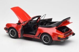 Porsche 911 930 Turbo Kabriolet Czerwony Norev 1:18 187664 Metal — zdjęcie 5 z 8