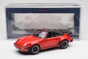Porsche 911 930 Turbo Kabriolet Czerwony Norev 1:18 187664 Metal — zdjęcie 8 z 8
