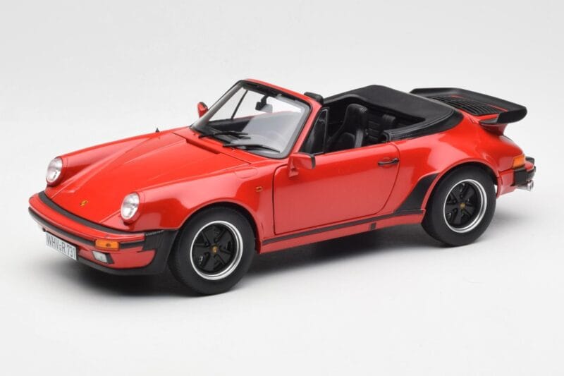Porsche 911 930 Turbo Kabriolet Czerwony Norev 1:18 187664 Metal