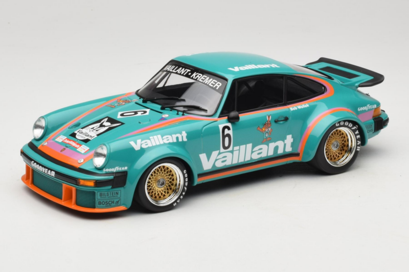 Porsche 911 934 Vaillant #6 B. Wollek Winner Norisring DRM 1976 Minichamps 1:18 155766406 Metal