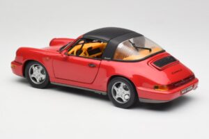 Porsche 911 964 Carrera 2 Targa Czerwony Anson 1:18 30305-W Metal — zdjęcie 7 z 8