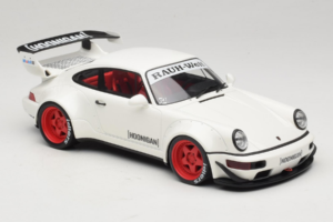 Porsche 911 964 RWB Hoonigan Biały GT Spirit 1:18 GT732 Żywica — zdjęcie 4 z 6