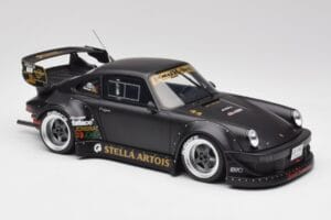 Porsche 911 964 RWB Stella Artois Bumper Delete GT Spirit 1:18 GT918 Żywica — zdjęcie 4 z 6