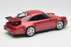 Porsche 911 964 Turbo Czerwony Minichamps 1:18 155069102 Metal — zdjęcie 2 z 6