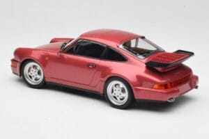 Porsche 911 964 Turbo Czerwony Minichamps 1:18 155069102 Metal — zdjęcie 5 z 6