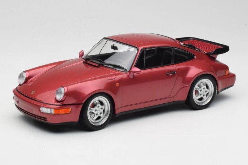 Porsche 911 964 Turbo Czerwony Minichamps 1:18 155069102 Metal