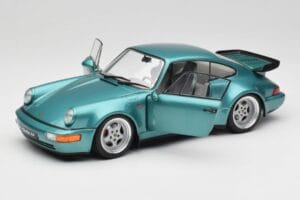 Porsche 911 964 Turbo Wimbledon Green Metallic Solido 1:18 S1803407 Metal — zdjęcie 2 z 8