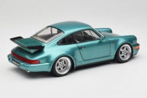Porsche 911 964 Turbo Wimbledon Green Metallic Solido 1:18 S1803407 Metal — zdjęcie 3 z 8