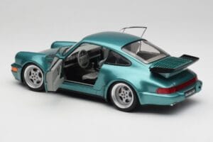 Porsche 911 964 Turbo Wimbledon Green Metallic Solido 1:18 S1803407 Metal — zdjęcie 5 z 8