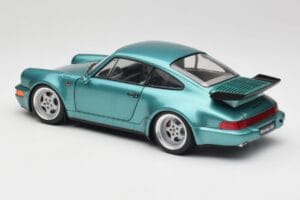 Porsche 911 964 Turbo Wimbledon Green Metallic Solido 1:18 S1803407 Metal — zdjęcie 7 z 8