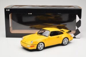 Porsche 911 964 Turbo Żółty Minichamps 1:18 155069100 Metal — zdjęcie 6 z 6