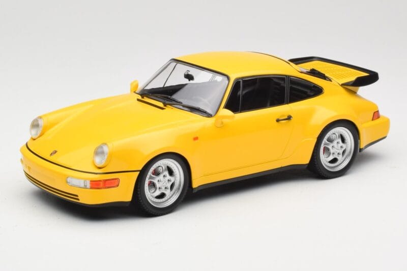 Porsche 911 964 Turbo Żółty Minichamps 1:18 155069100 Metal
