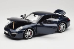 Porsche 911 991 Carrera S Blue Metallic Minichamps 1:18 WAP0210200C Metal — zdjęcie 2 z 8