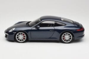 Porsche 911 991 Carrera S Blue Metallic Minichamps 1:18 WAP0210200C Metal — zdjęcie 4 z 8