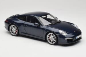 Porsche 911 991 Carrera S Blue Metallic Minichamps 1:18 WAP0210200C Metal — zdjęcie 6 z 8