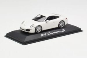 Porsche 911 991 Carrera S Biały IAA Frankfurt 2011 Minichamps 1:43 WAX20100090 Metal — zdjęcie 2 z 5