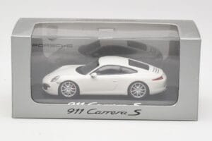 Porsche 911 991 Carrera S Biały IAA Frankfurt 2011 Minichamps 1:43 WAX20100090 Metal — zdjęcie 5 z 5