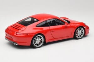 Porsche 911 991 Carrera S Guards Czerwony Minichamps 1:18 100061020 Metal — zdjęcie 3 z 8