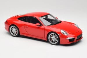 Porsche 911 991 Carrera S Guards Czerwony Minichamps 1:18 100061020 Metal — zdjęcie 6 z 8