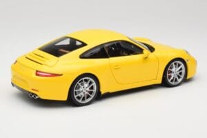 Porsche 911 991 Carrera S Racing Yellow Minichamps 1:18 100061021 Metal — zdjęcie 3 z 8