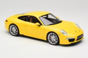 Porsche 911 991 Carrera S Racing Yellow Minichamps 1:18 100061021 Metal — zdjęcie 6 z 8