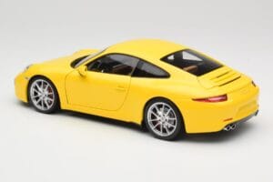 Porsche 911 991 Carrera S Racing Yellow Minichamps 1:18 100061021 Metal — zdjęcie 7 z 8