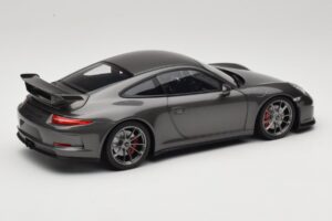 Porsche 911 991 GT3 Grey Metallic Minichamps 1:18 110062720 Metal — zdjęcie 3 z 8