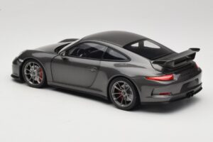 Porsche 911 991 GT3 Grey Metallic Minichamps 1:18 110062720 Metal — zdjęcie 7 z 8
