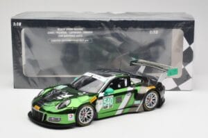 Porsche 911 991.1 GT3 R #540 Black Swan Racing P. Long / T. Pilgrim 24h Daytona 2016 Minichamps 1:18 155166540 Metal — zdjęcie 6 z 6