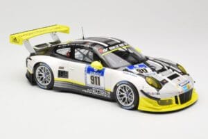 Porsche 911 991.1 GT3 R #911 Manthey Racing N. Tandy / E. Bamber 24h Nurburgring 2016 Minichamps 1:18 155166911 Metal — zdjęcie 4 z 6