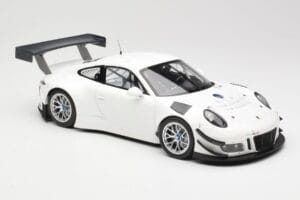 Porsche 911 991.1 GT3 R Biały Ze Srebrnymi Felgami Minichamps 1:18 153166000 Metal — zdjęcie 4 z 6