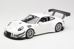 Porsche 911 991.1 GT3 R Biały Ze Srebrnymi Felgami Minichamps 1:18 153166000 Metal