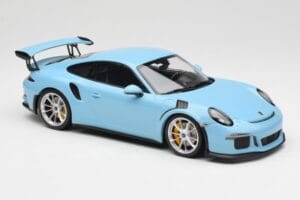 Porsche 911 991.1 GT3 RS Niebieski Matowe Felgi Minichamps 1:18 153066235 Metal — zdjęcie 4 z 6